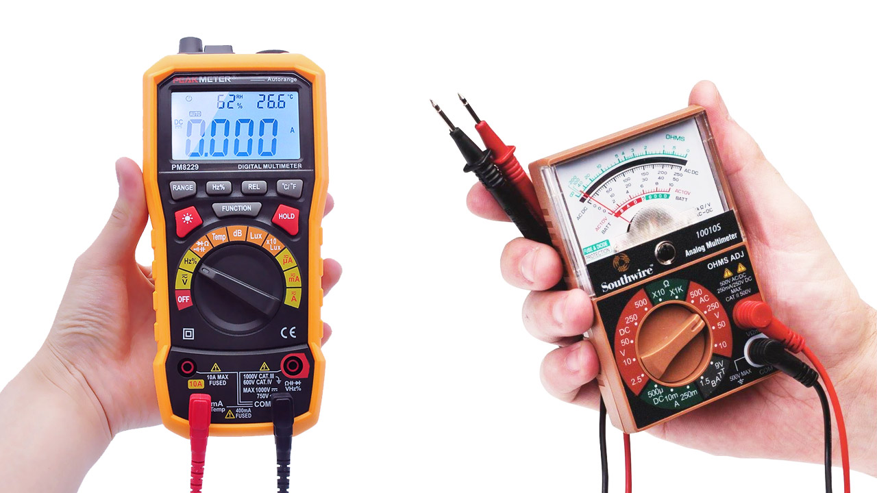 analog multimeter scale